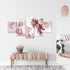 Wandbilder Wohnzimmer XXL Blumen Lilien Moderne Bild Abstrakt